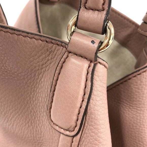 Gucci Interlocking G 2way Bag Leather Handbag Pink - Picture 7 of 12